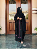 Front Open Bow Abaya