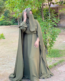 4 Piece Princess Abaya